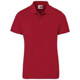 Mens Prima Stretch Golf Shirt Red Front